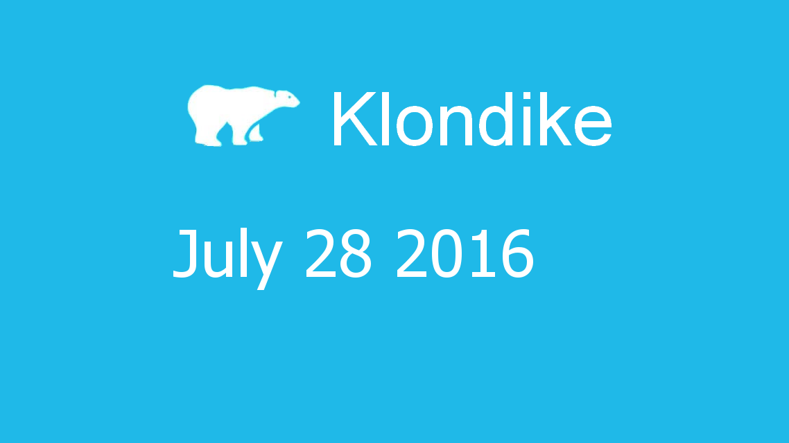Microsoft solitaire collection - klondike - July 28 2016