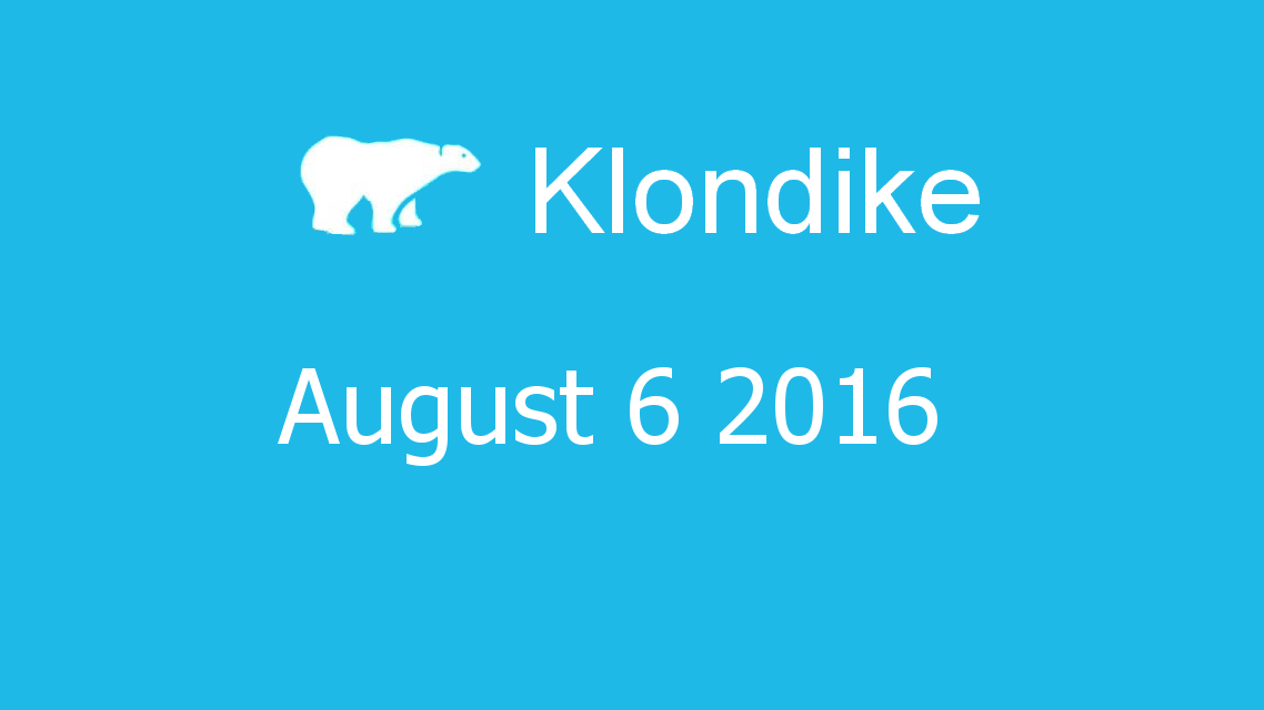 Microsoft solitaire collection - klondike - August 06 2016