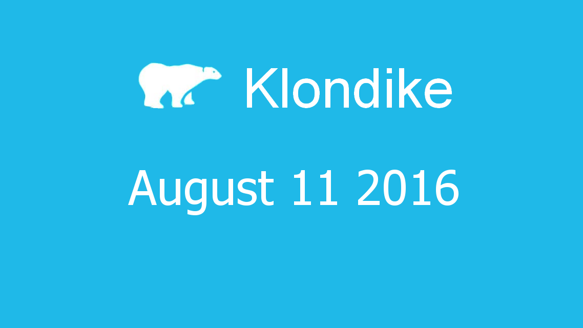 Microsoft solitaire collection - klondike - August 11 2016