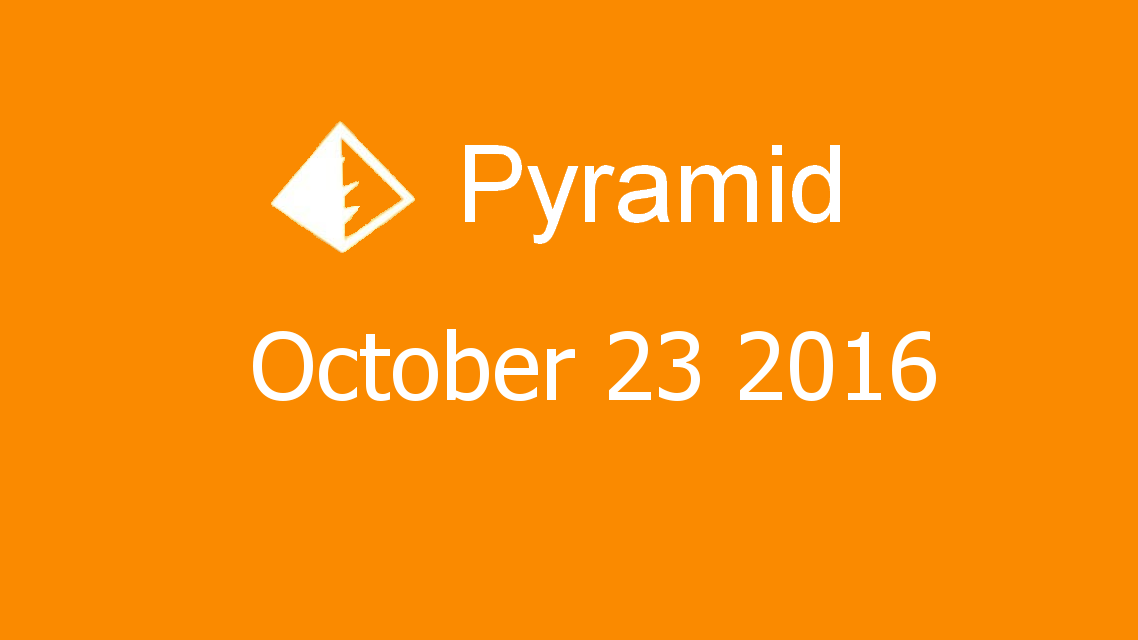 Microsoft solitaire collection - Pyramid - October 23 2016