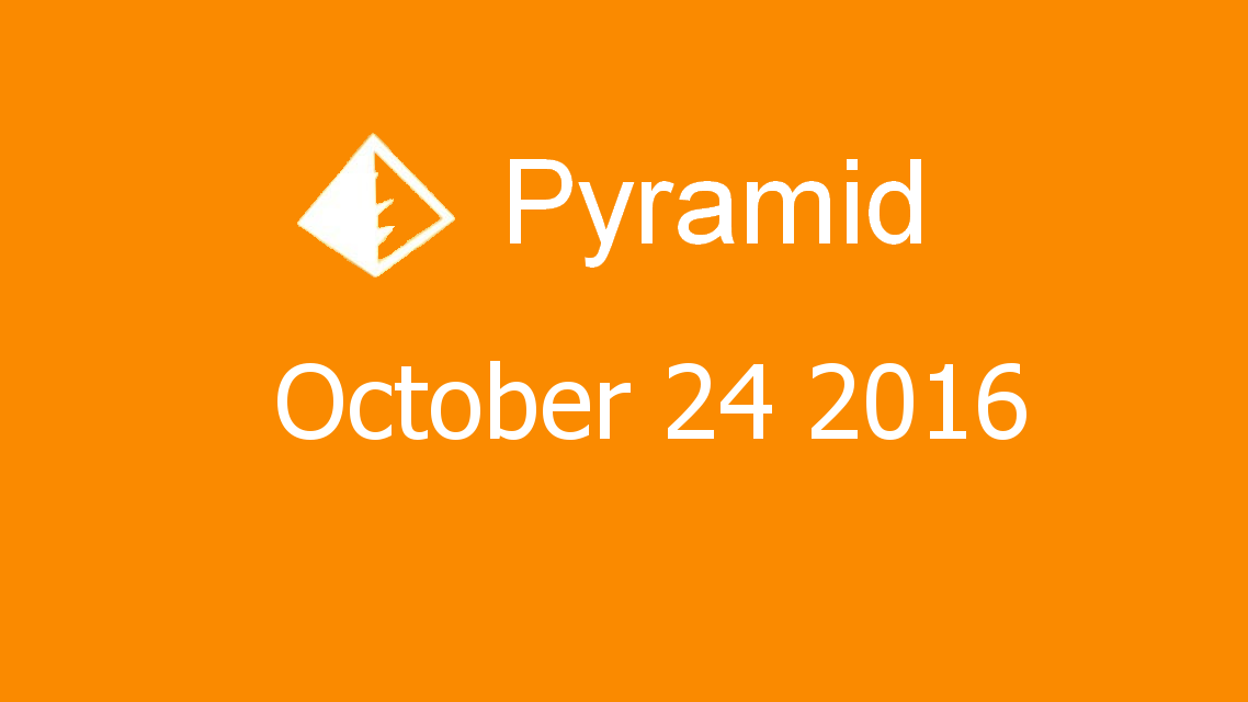 Microsoft solitaire collection - Pyramid - October 24 2016