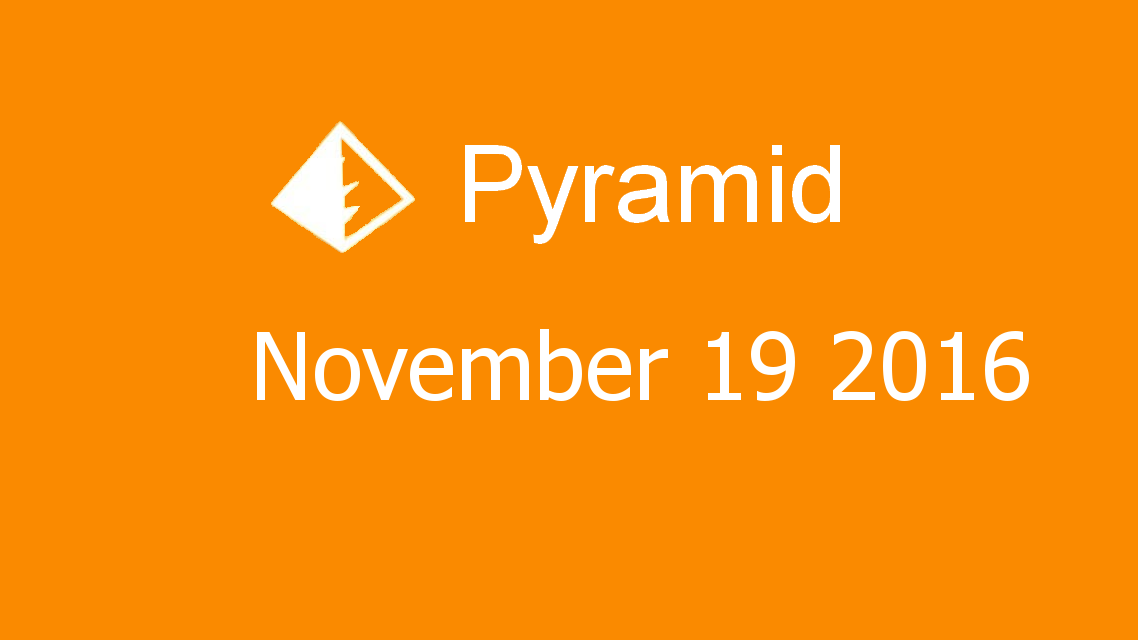 Microsoft solitaire collection - Pyramid - November 19 2016