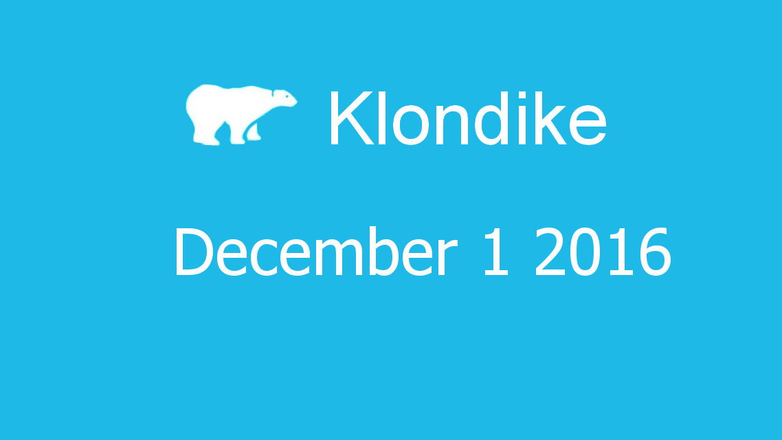 Microsoft solitaire collection - klondike - December 01 2016