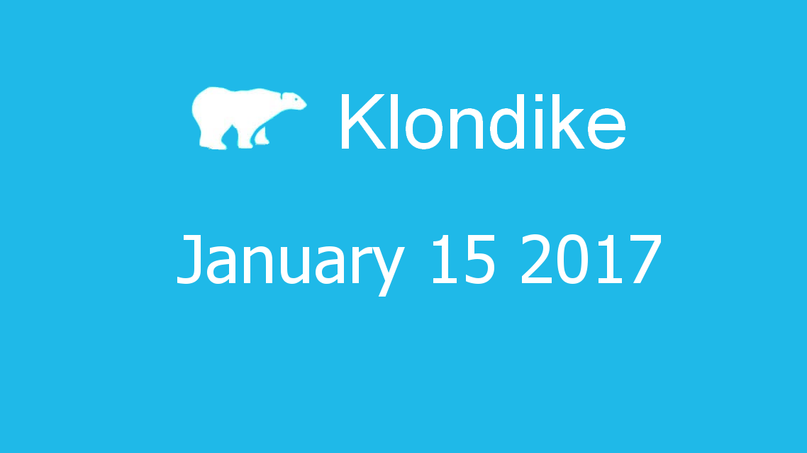 Microsoft solitaire collection - klondike - January 15 2017
