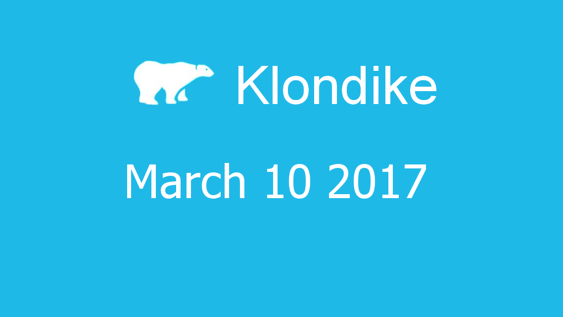 Microsoft solitaire collection - klondike - March 10 2017