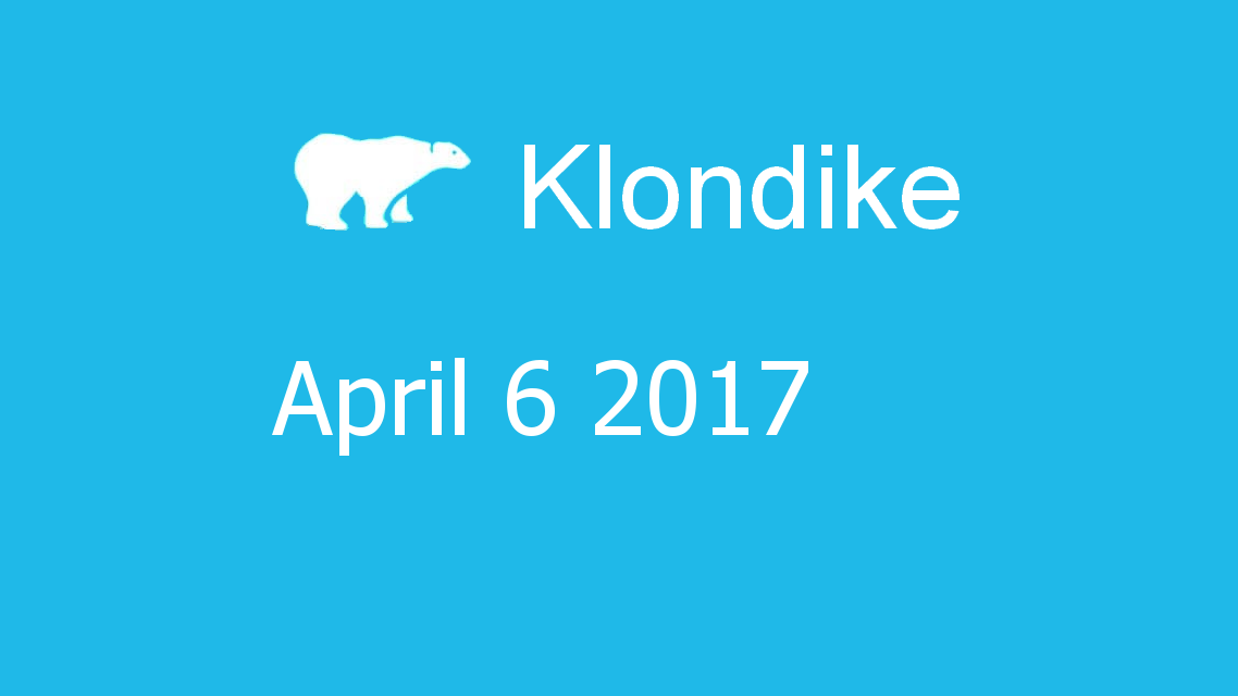 Microsoft solitaire collection - klondike - April 06 2017