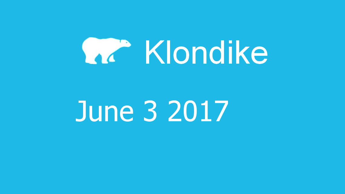 Microsoft solitaire collection - klondike - June 03 2017