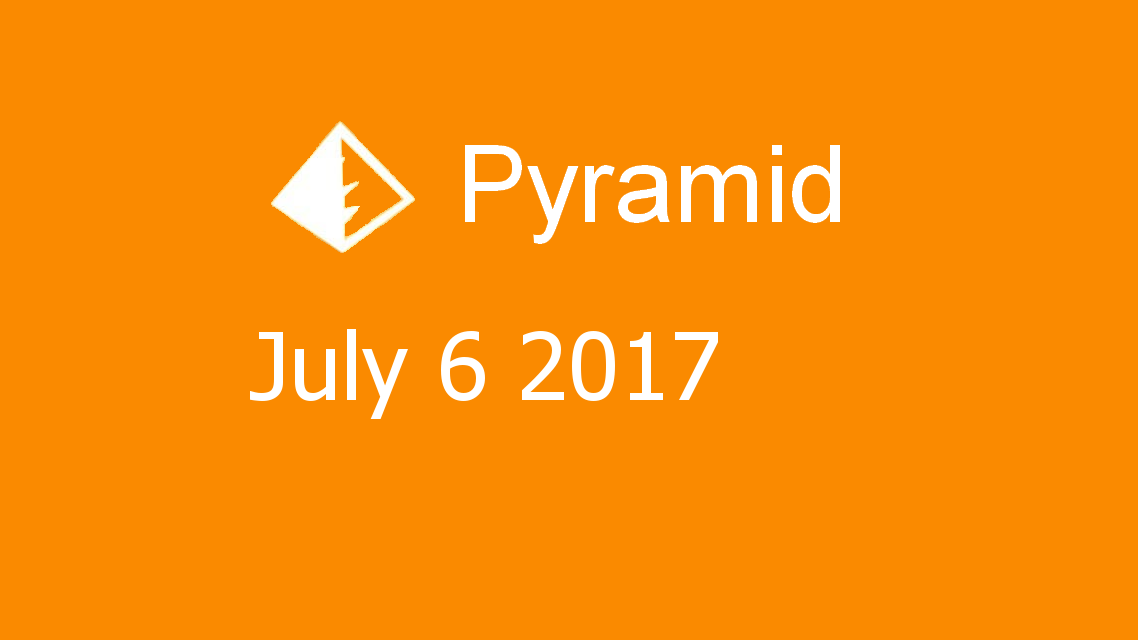 Microsoft solitaire collection - Pyramid - July 06 2017