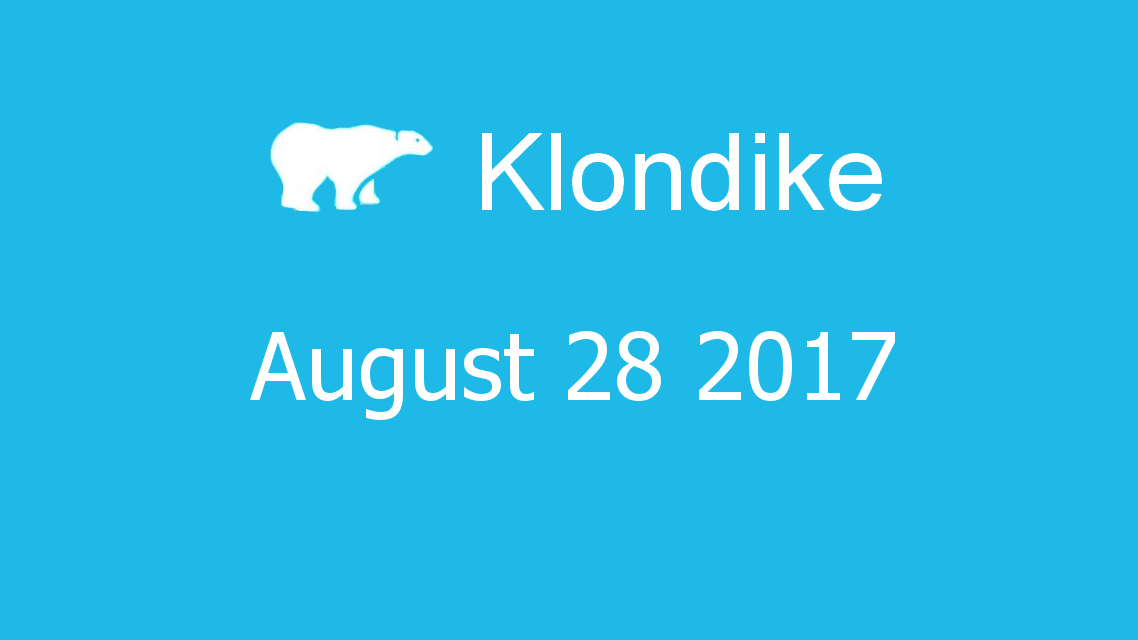 Microsoft solitaire collection - klondike - August 28 2017