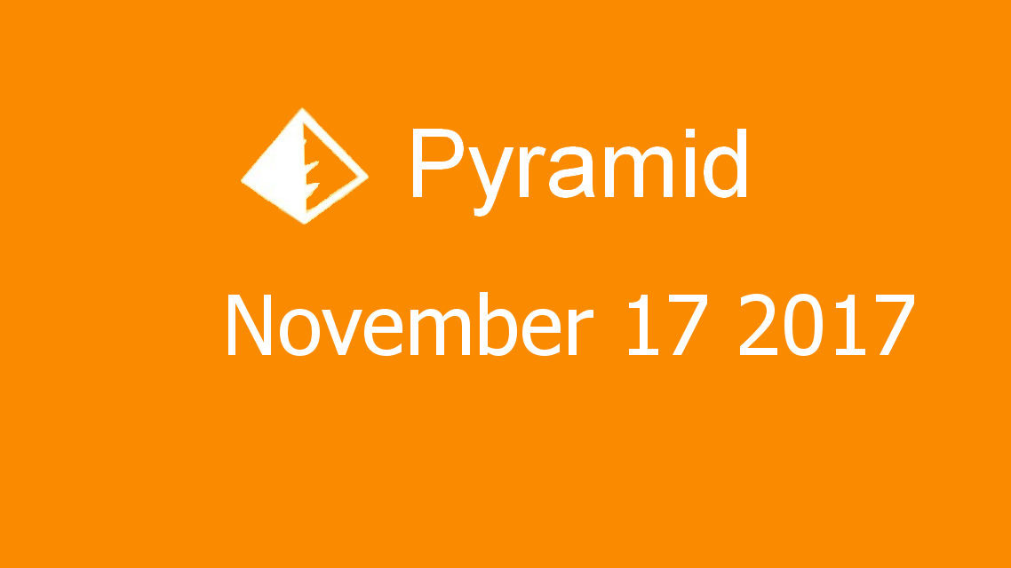 Microsoft solitaire collection - Pyramid - November 17 2017