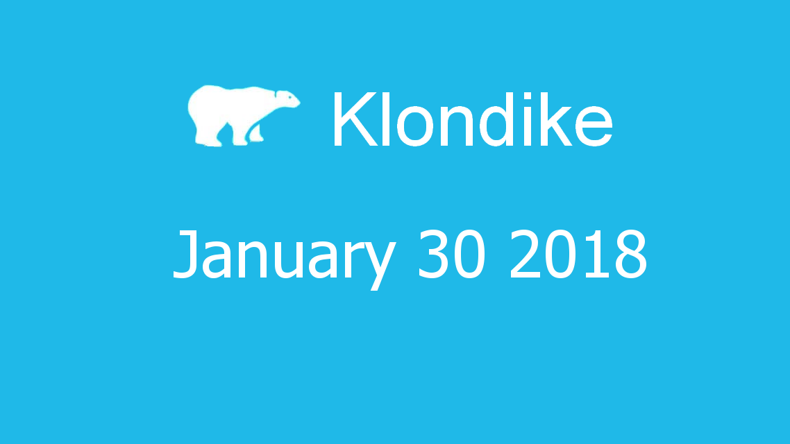 Microsoft solitaire collection - klondike - January 30 2018