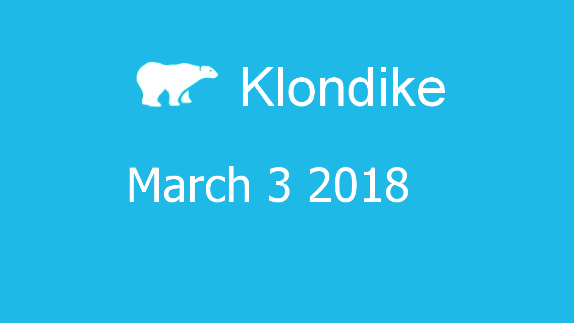 Microsoft solitaire collection - klondike - March 03 2018