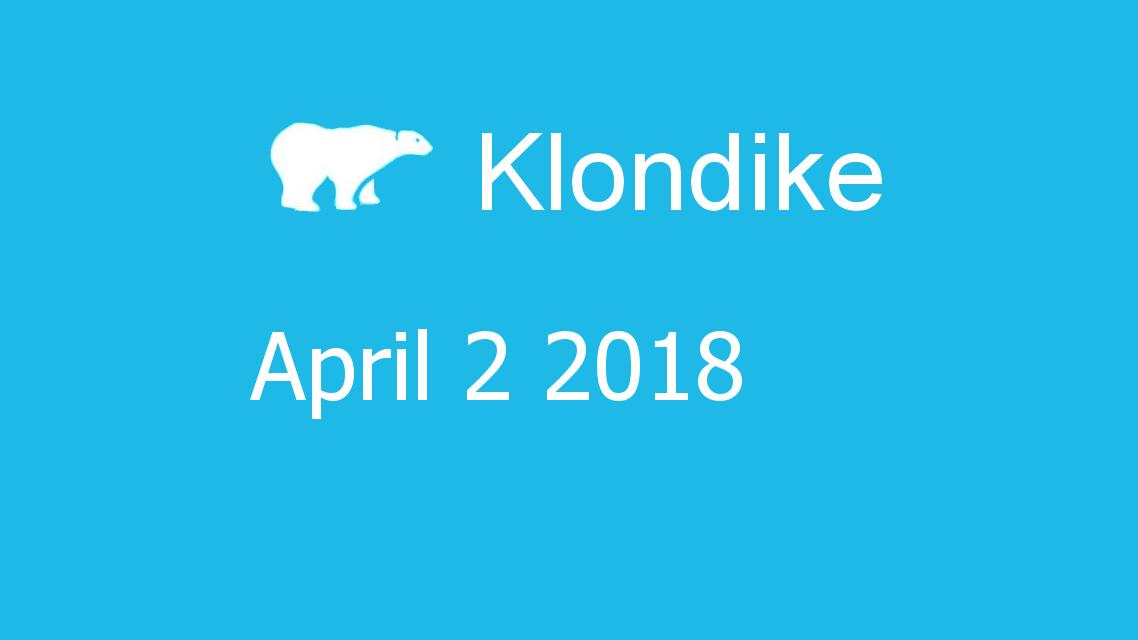 Microsoft solitaire collection - klondike - April 02 2018