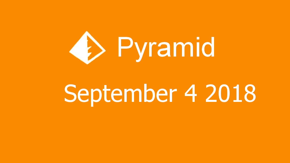 Microsoft solitaire collection - Pyramid - September 04 2018