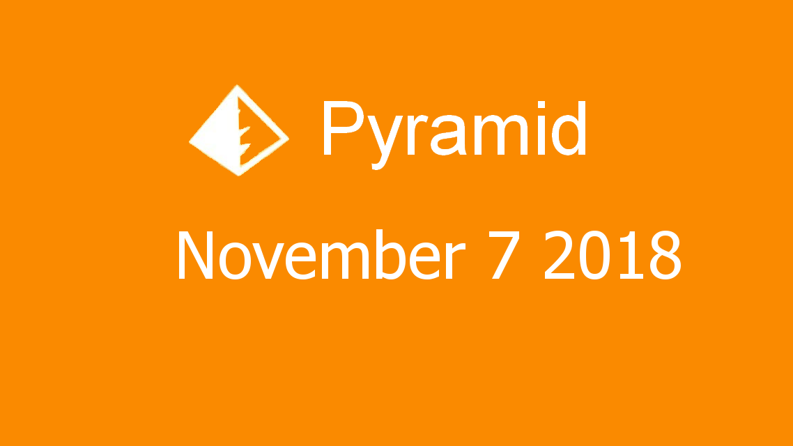 Microsoft solitaire collection - Pyramid - November 07 2018