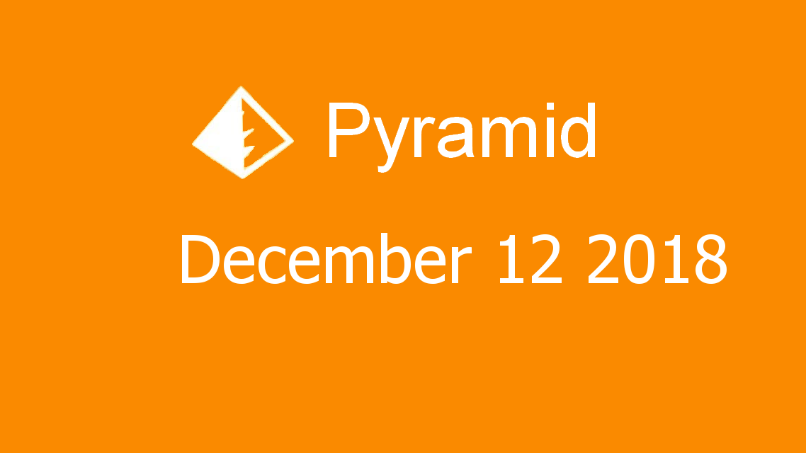 Microsoft solitaire collection - Pyramid - December 12 2018