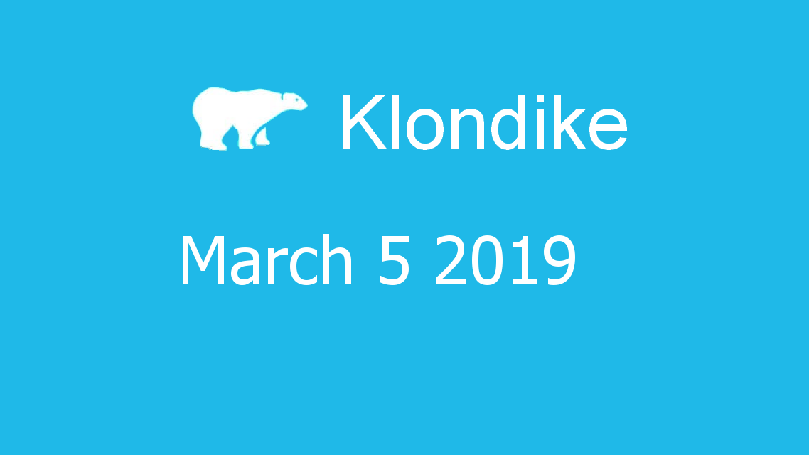 Microsoft solitaire collection - klondike - March 05 2019