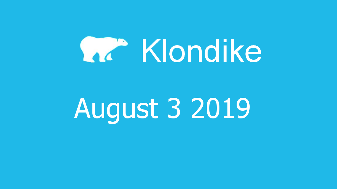 Microsoft solitaire collection - klondike - August 03 2019