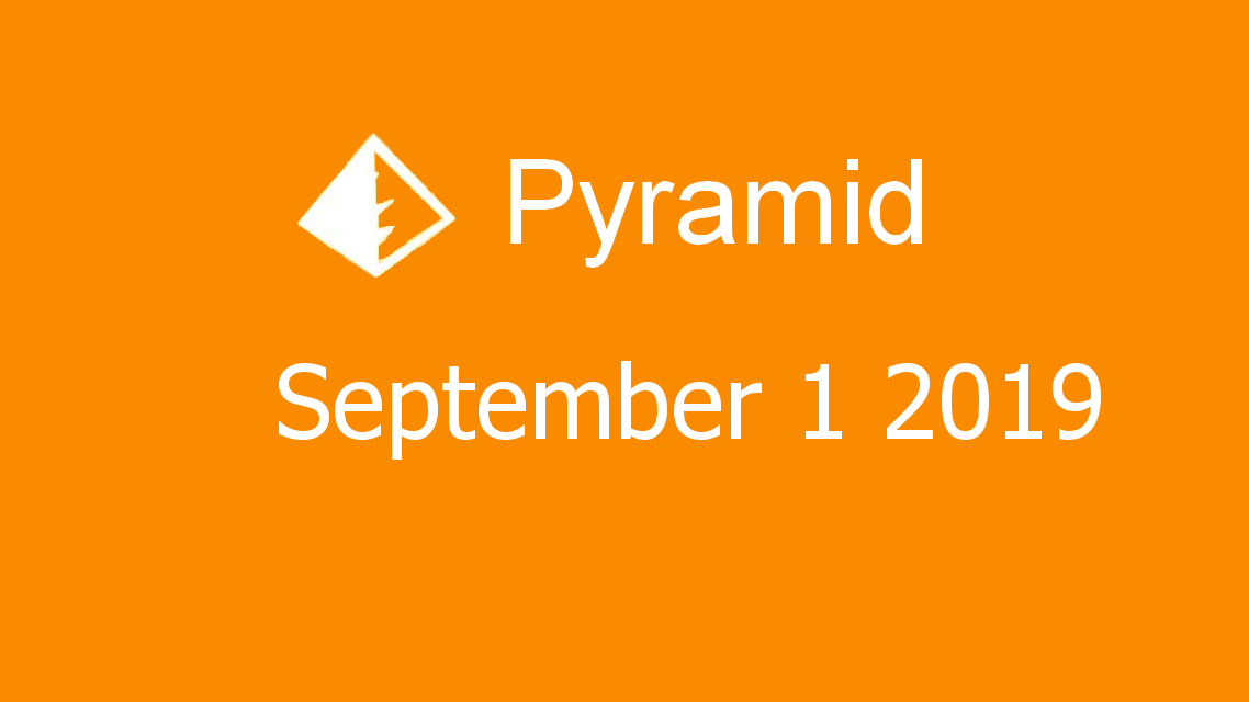 Microsoft solitaire collection - Pyramid - September 01 2019