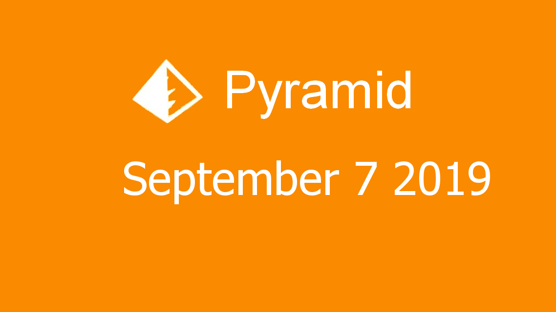 Microsoft solitaire collection - Pyramid - September 07 2019