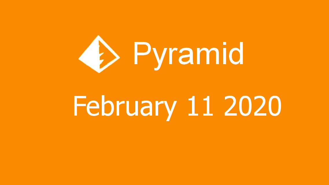 Microsoft solitaire collection - Pyramid - February 11 2020