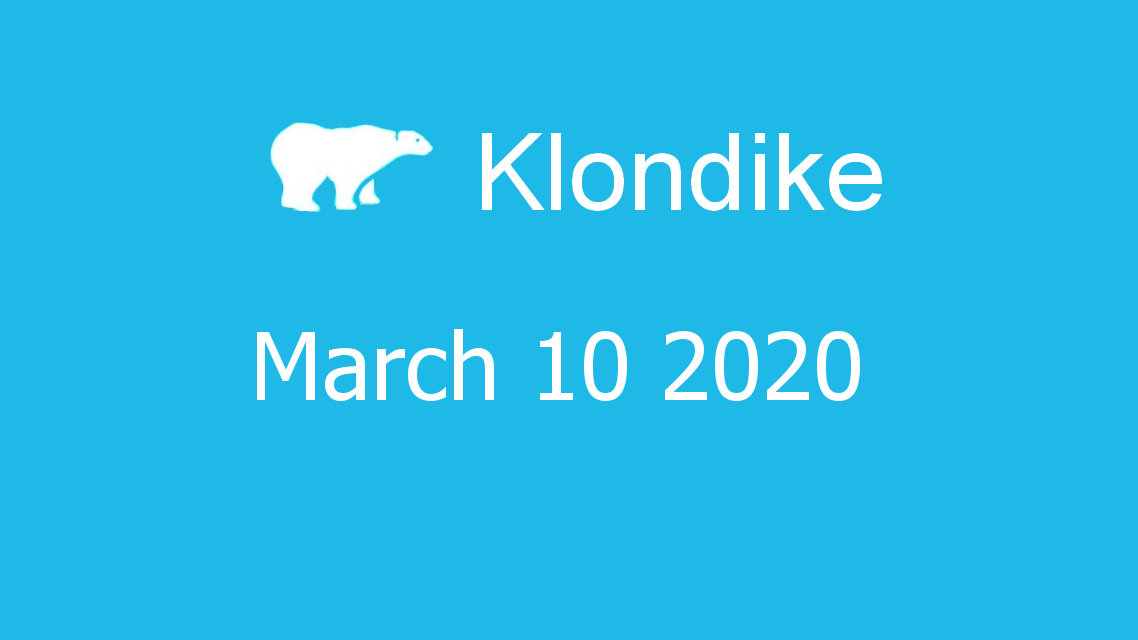 Microsoft solitaire collection - klondike - March 10 2020