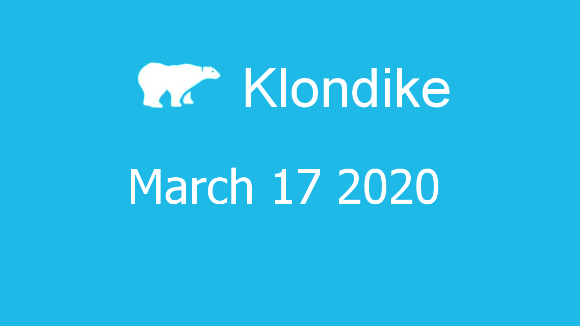 Microsoft solitaire collection - klondike - March 17 2020