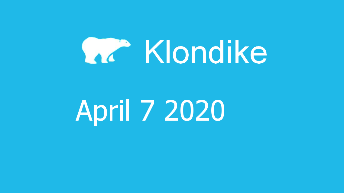 Microsoft solitaire collection - klondike - April 07 2020