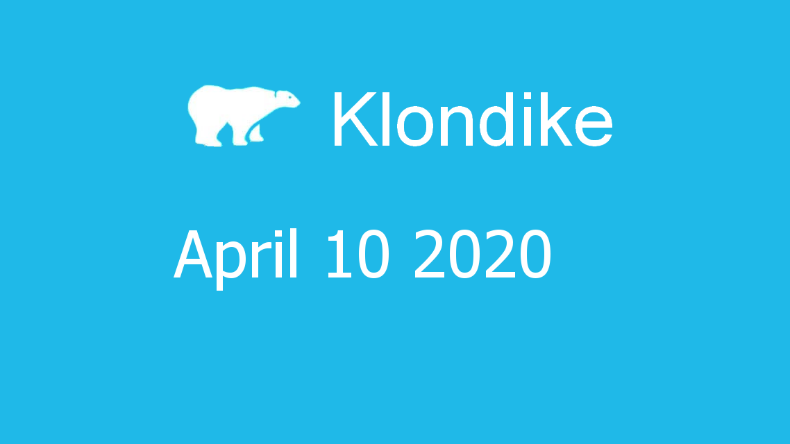 Microsoft solitaire collection - klondike - April 10 2020