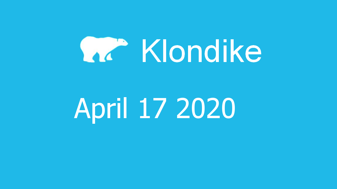 Microsoft solitaire collection - klondike - April 17 2020