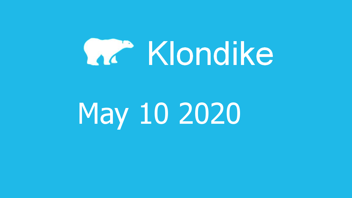 Microsoft solitaire collection - klondike - May 10 2020