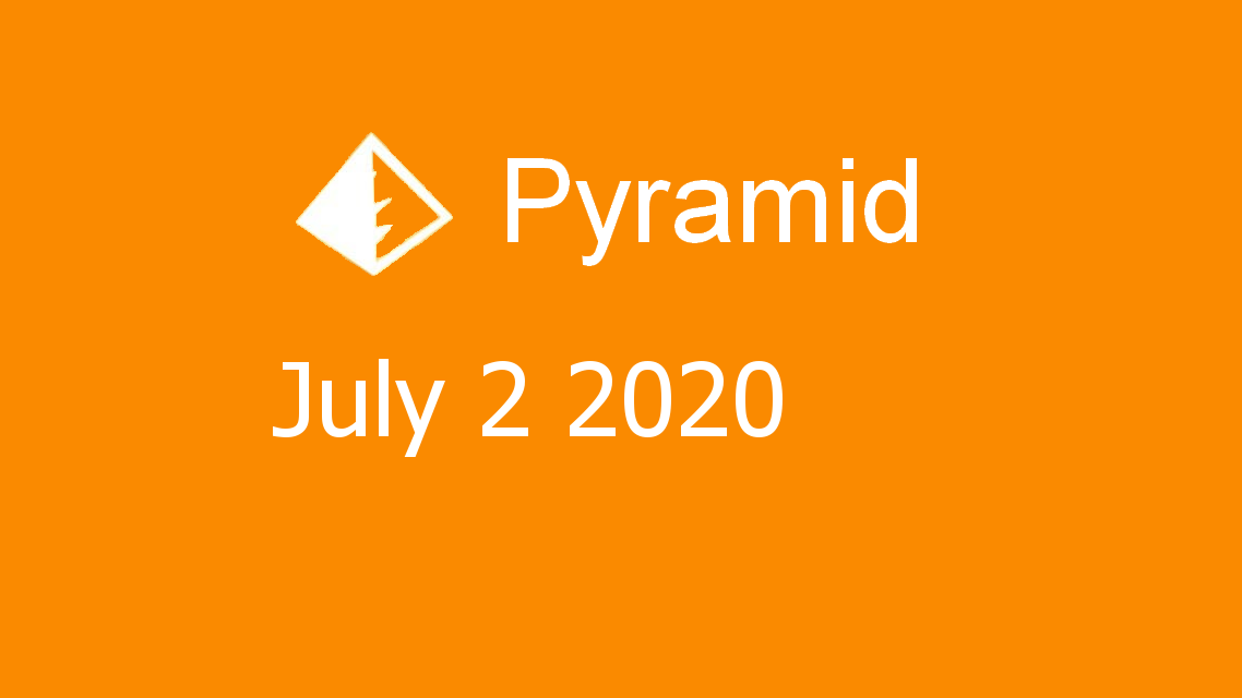 Microsoft solitaire collection - Pyramid - July 02 2020