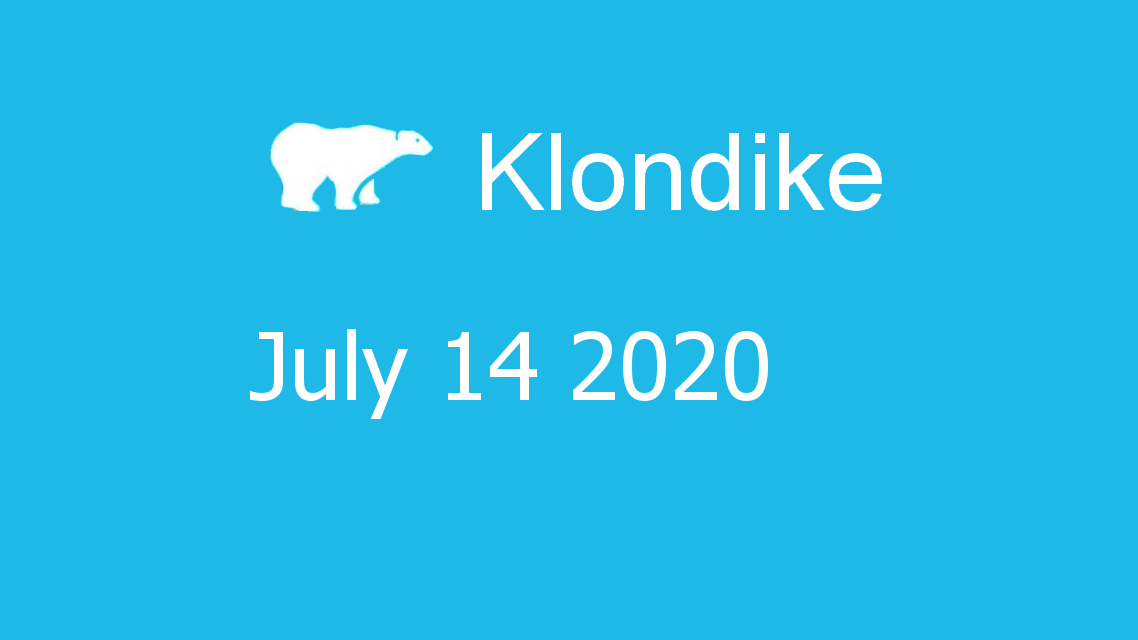 Microsoft solitaire collection - klondike - July 14 2020