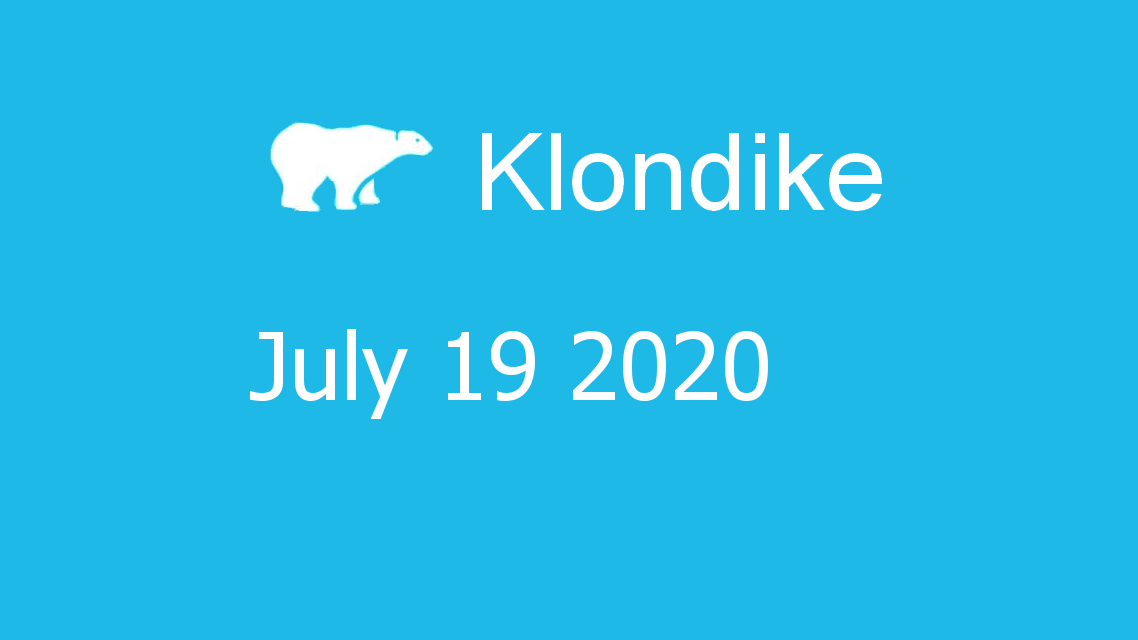 Microsoft solitaire collection - klondike - July 19 2020