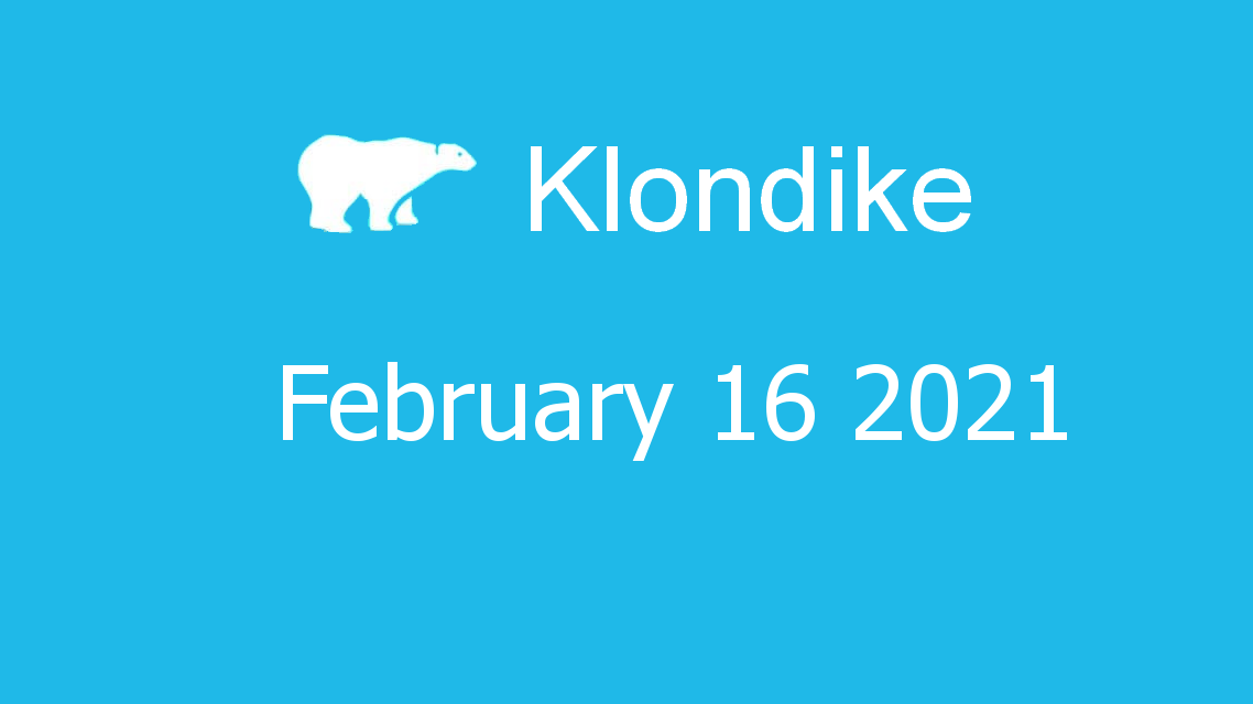 Microsoft solitaire collection - klondike - February 16 2021