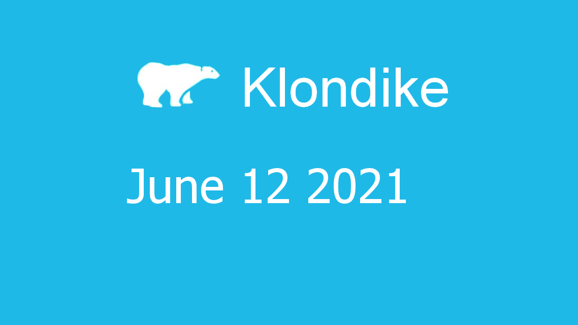 Microsoft solitaire collection - klondike - June 12 2021