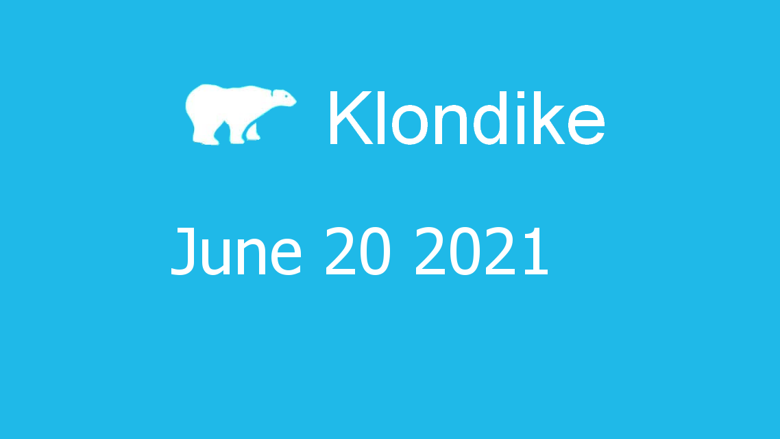 Microsoft solitaire collection - klondike - June 20 2021