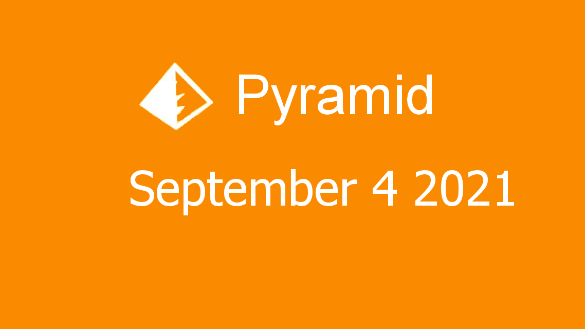 Microsoft solitaire collection - Pyramid - September 04 2021