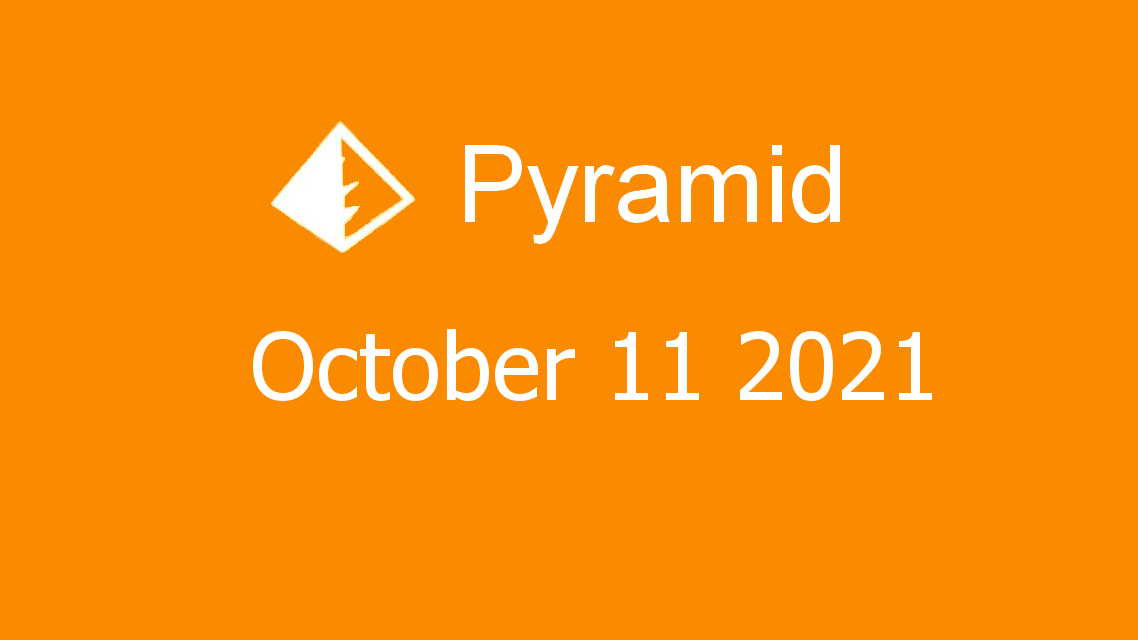 Microsoft solitaire collection - Pyramid - October 11 2021