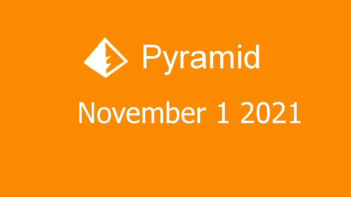 Microsoft solitaire collection - Pyramid - November 01 2021