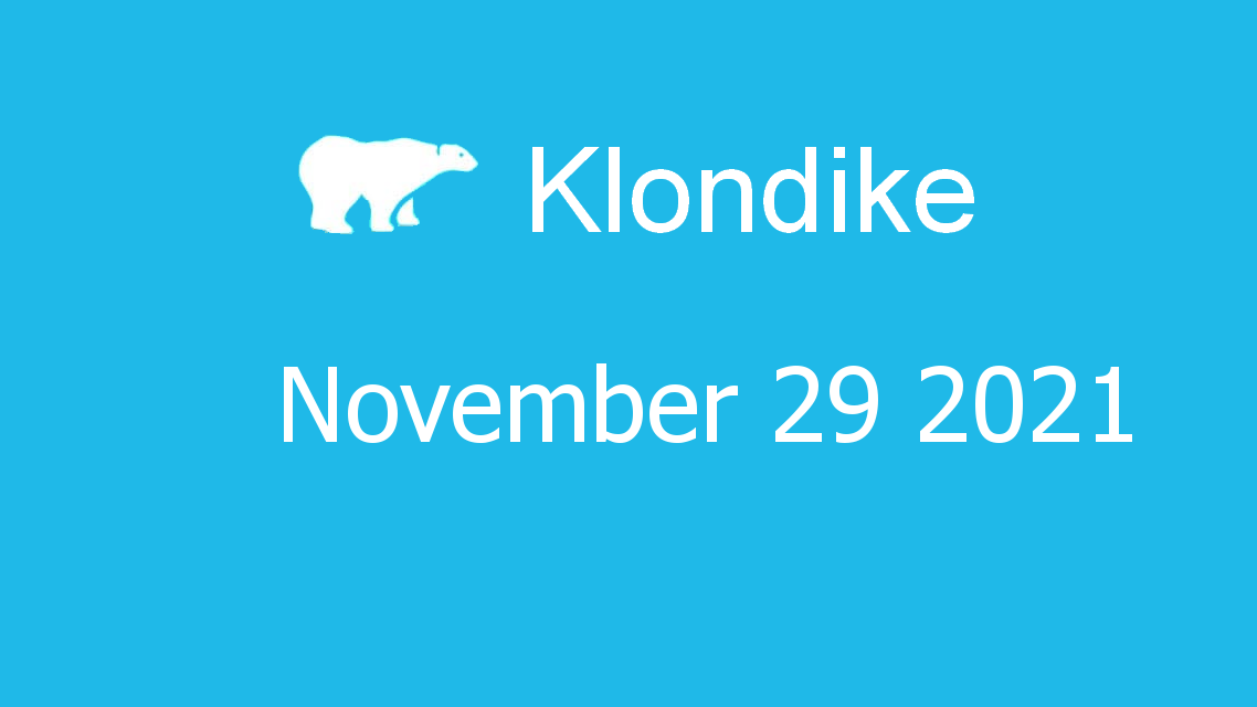 Microsoft solitaire collection - klondike - November 29 2021
