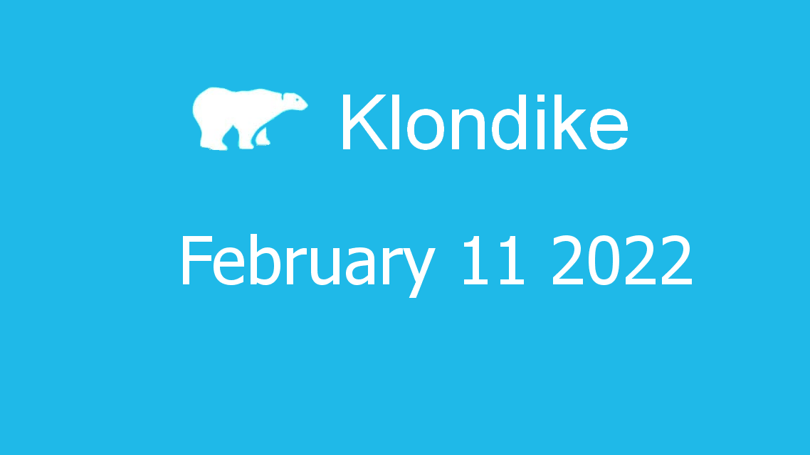 Microsoft solitaire collection - klondike - February 11 2022