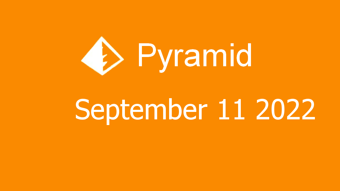 Microsoft solitaire collection - Pyramid - September 11 2022