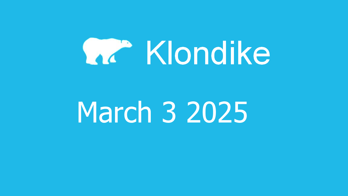 Microsoft solitaire collection - Klondike - March 03 2025