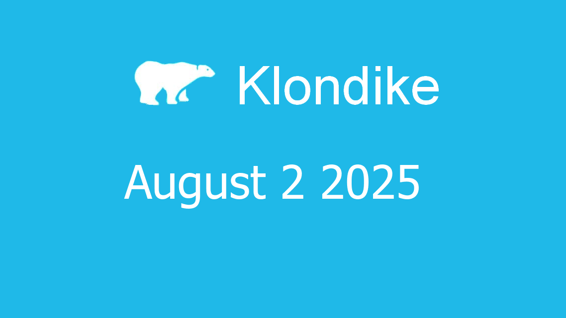 Microsoft solitaire collection - Klondike - August 02 2025