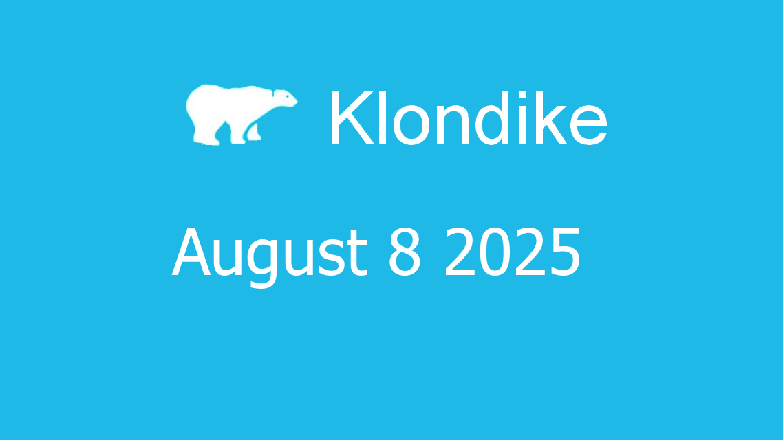 Microsoft solitaire collection - Klondike - August 08 2025