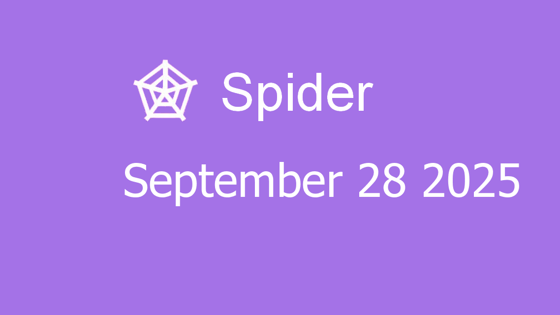 Microsoft solitaire collection - Spider - September 28 2025
